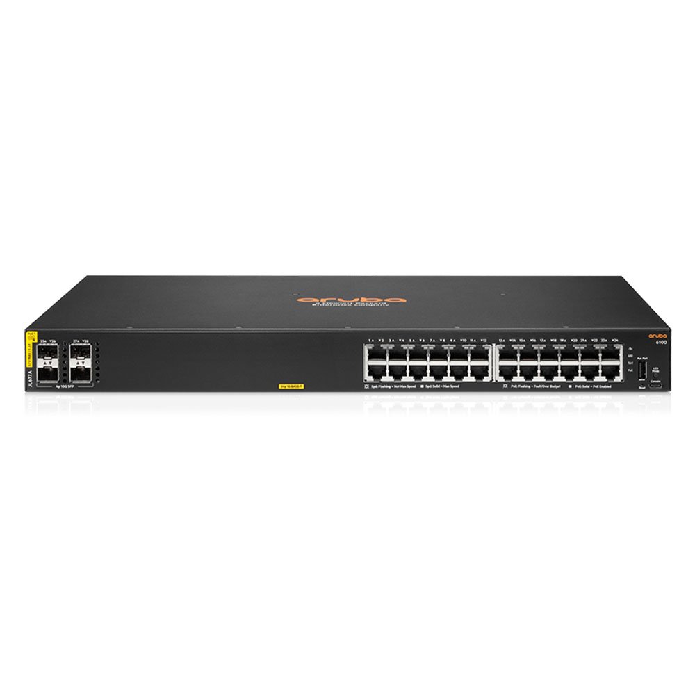 (JL677A) Aruba CX 6100 24G Class4 PoE 4SFP+ 370W Switch