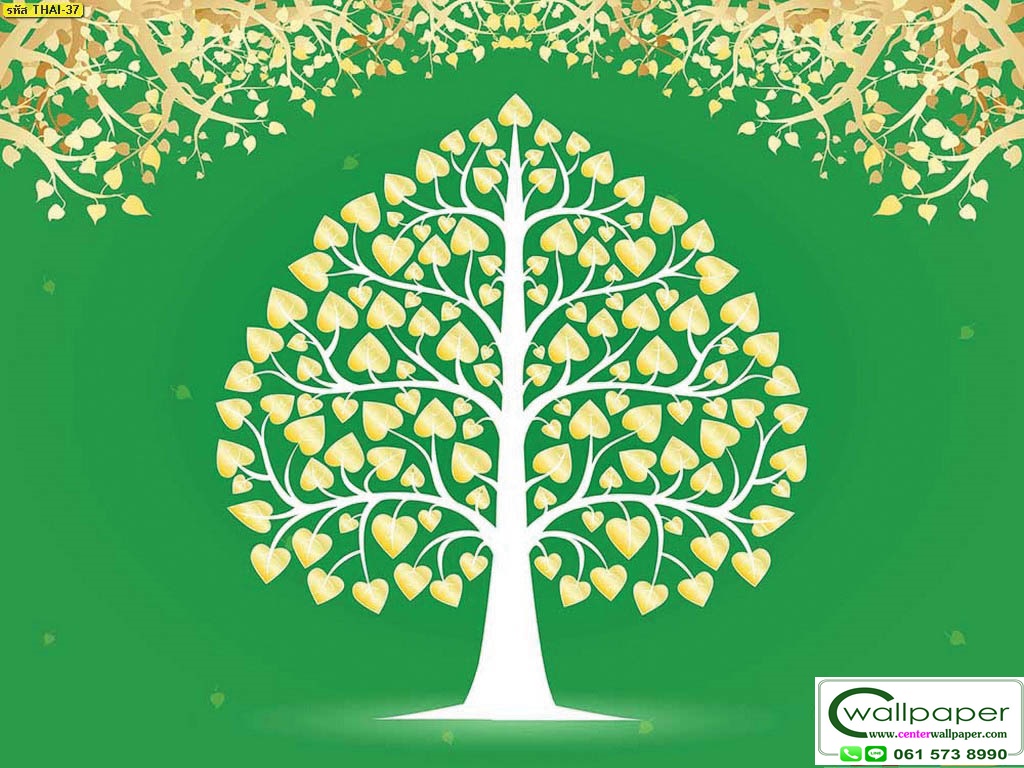 วอลเปเปอร์ลายต้นโพธิ์ THAI-37.