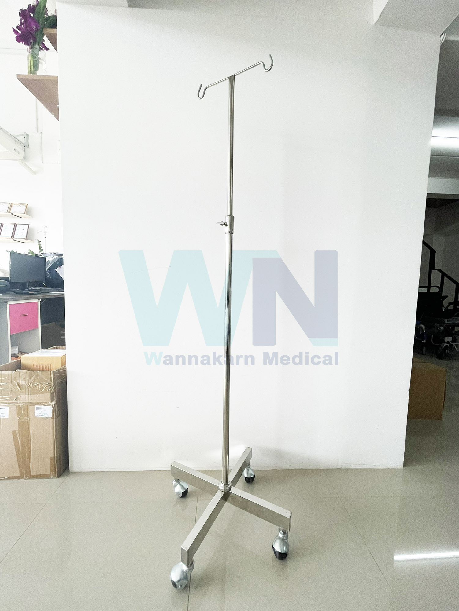 เสาน้ำเกลือสแตนเลส