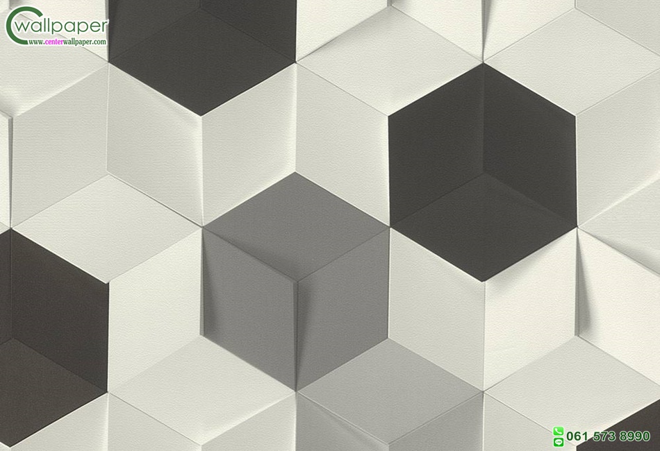 วอลเปเปอร์ติดผนังลายโมเดิร์นกราฟฟิค 3D
