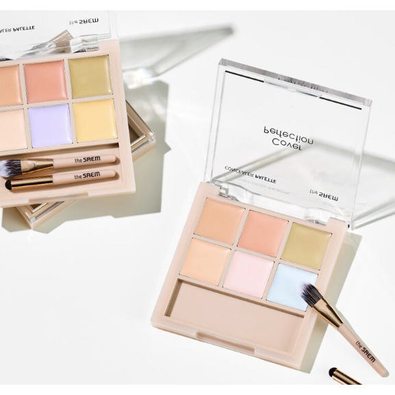 The Saem Cover Perfection Concealer Palette 5.7 g. #02 Cover & Light)