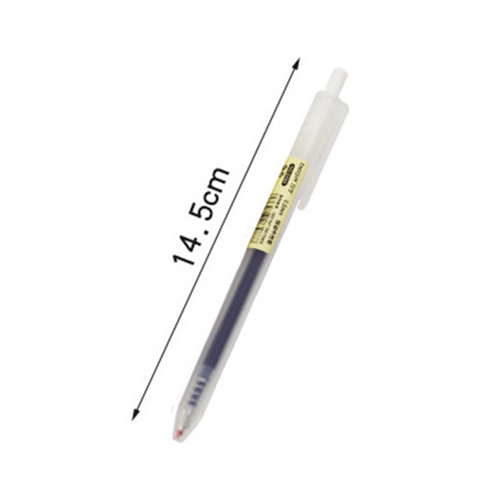 🔥ปากกาลูกลื่นแบบกด🔥ปากกาสไตล์ MUJI หมึกเยอะ เขียนลื่นมาก✔️พร้อมส่ง เครื่องเขียน ปากกาเจล ปากกาแบบกด