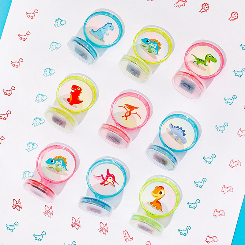 🌈ตรายางลายการ์ตูนหมึกในตัว🌈ปั๊มบัตรสะสมแต้ม📌คละลาย ชิ้นละ 3บาท✅พร้อมส่ง Ohwowshop ตัวปั๊มการ์ตูน หมึกสี เด็กเล็ก