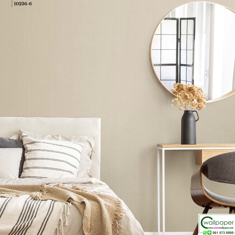 วอลเปเปอร์ห้องนอนสีน้ำตาล No.10236-6