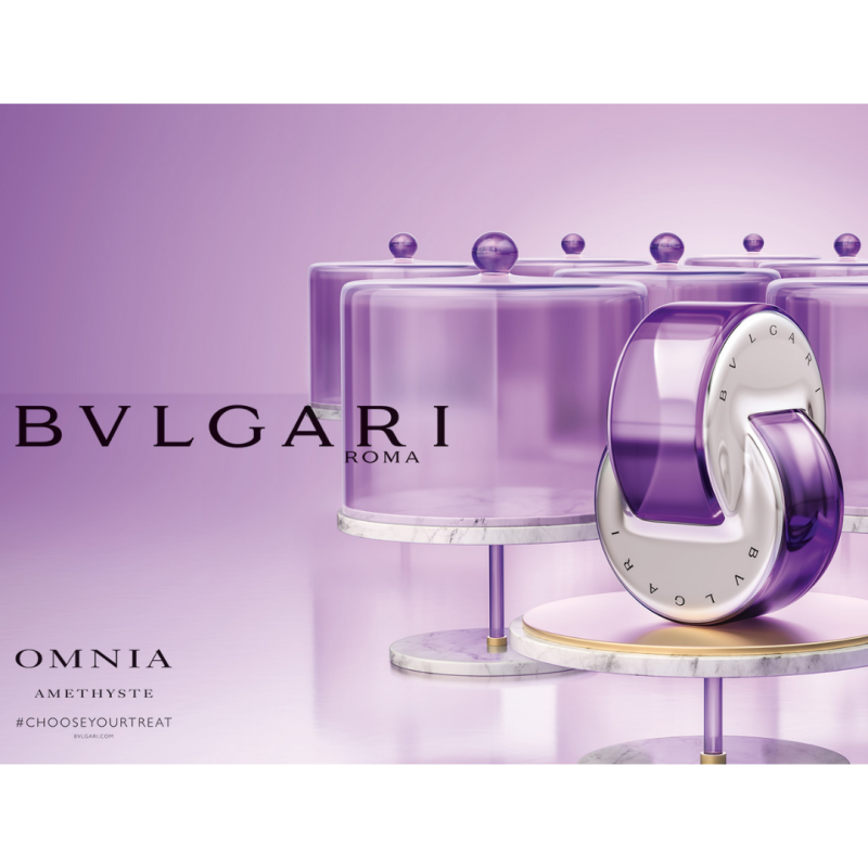 Bvlgari Omnia Amethyste EDT Miniature Set 65 ml. + 15 ml.