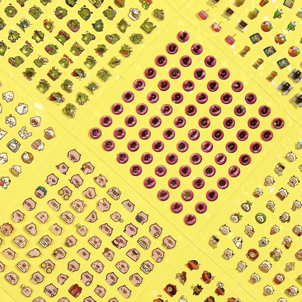 💖สติ๊กเกอร์ใสลายน่ารัก💖สติ๊กเกอร์ตกแต่งไดอารี่ แพลนเนอร์📌คละลาย✅ร้านไทยพร้อมส่ง สติกเกอร์ใสการ์ตูนใบน่ารัก