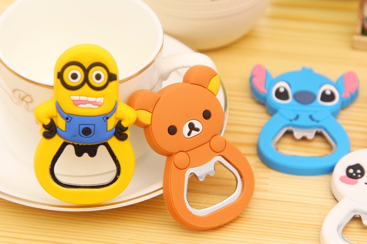 ⭐ที่เปิดฝาขวด⭐แม่เหล็กลายการ์ตูนหลากสี 🎲(สุ่มลาย) ชิ้นละ 5 บาท ✅พร้อมส่ง Ohwowshop แม่เหล็ก เปิดขวด เครื่องครัว