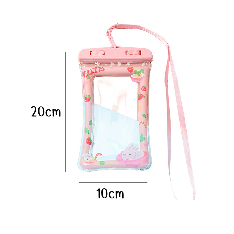 💦📞ซองกันน้ำมือถือลายการ์ตูน💦ขอบกันกระแทก🧡ขนาดใหญ่"พิเศษ"ใส่กับโทรศัพท์ทุกรุ่น💙ฟรีสายคล้องคอ ทัชสกรีนได้✅พร้อมในไทย กันน้ำ ซอง ซองโทรศัพท์กันน้ำ เล่นสงกรานต์