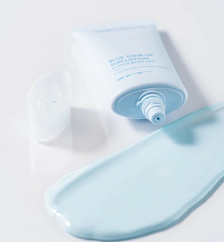 ONGREDIENTS Blue Tone-Up Sun Lotion SPF 50+ PA++++ 50 ml.