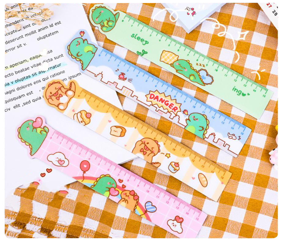 🐲ไม้บรรทัดแม่เหล็กไดโนเสาร์ 15cm ชิ้นละ 5 บาท ✔️พร้อมส่ง (🎲สุ่มลาย) Ohwowshop ไม้บรรทัด แม่เหล็ก เครื่องเขียน ไดโนเสาร์