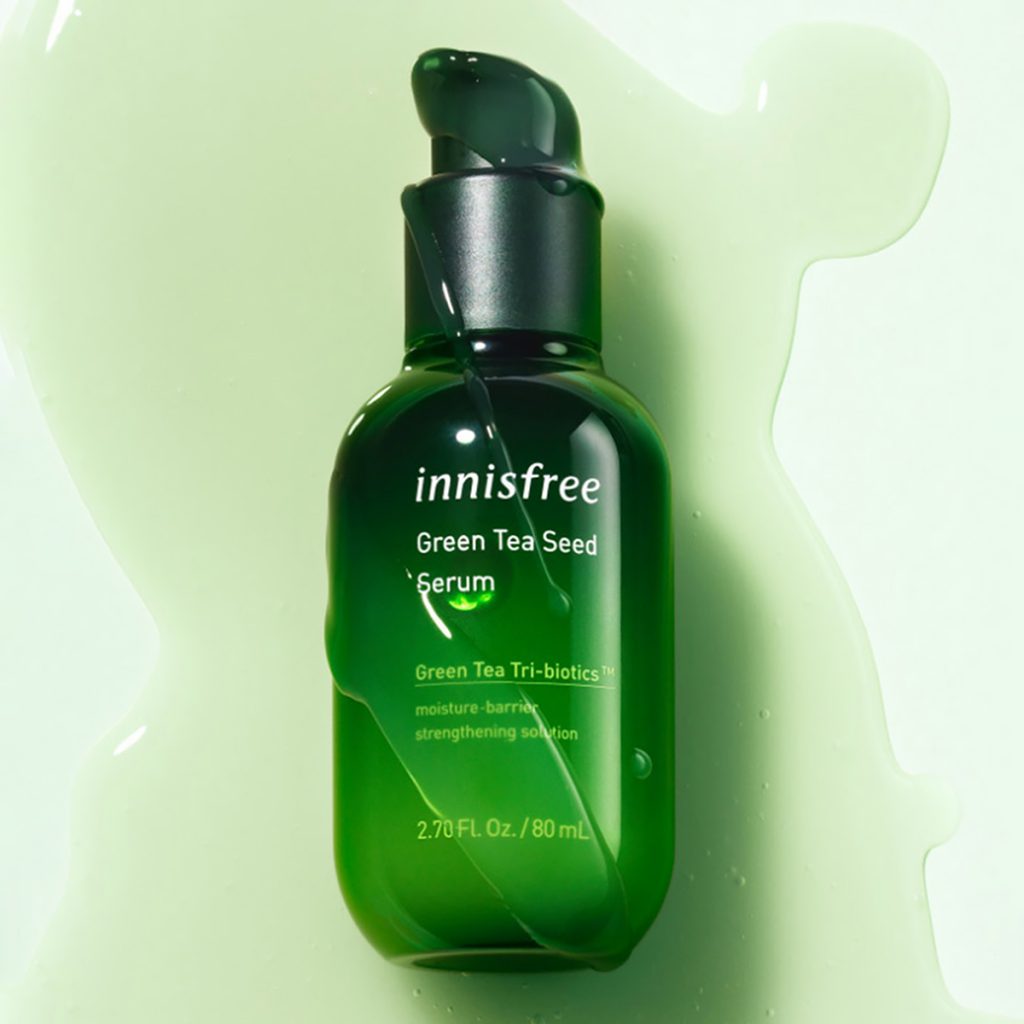 New ! Innisfree Green Tea Seed Serum 80 ml. (Green Tea Tri-Biotics™️)