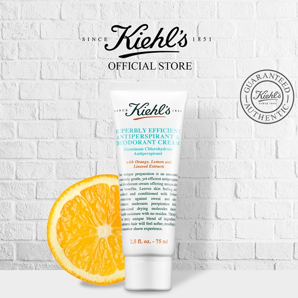 Kiehl's Superbly Efficient Anti Perspirant & Deodorant Cream 75 ml.