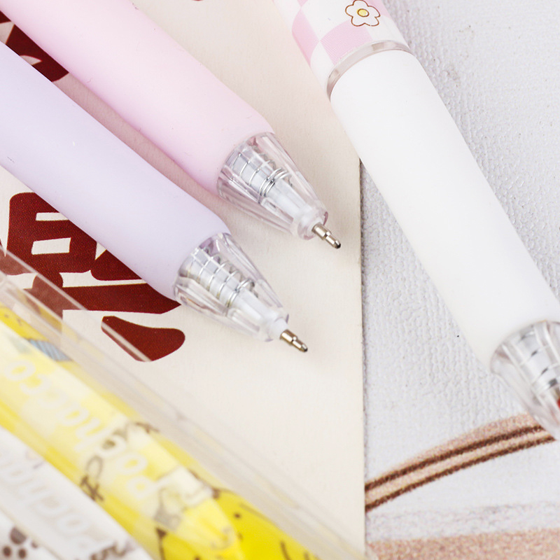 💛💜ปากกาเจลดำ ซานริโอ้การ์ตูน🌈ยกล่อง 6 แท่ง⚫ไส้ดำ 0.5📌เลือกลาย✔️พร้อมส่งในไทย การ์ตูนดัง เครื่องเขียน