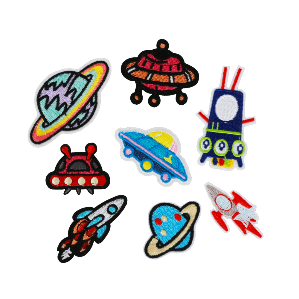 P002 เซตตัวรีดติดเสื้อ อวกาศ