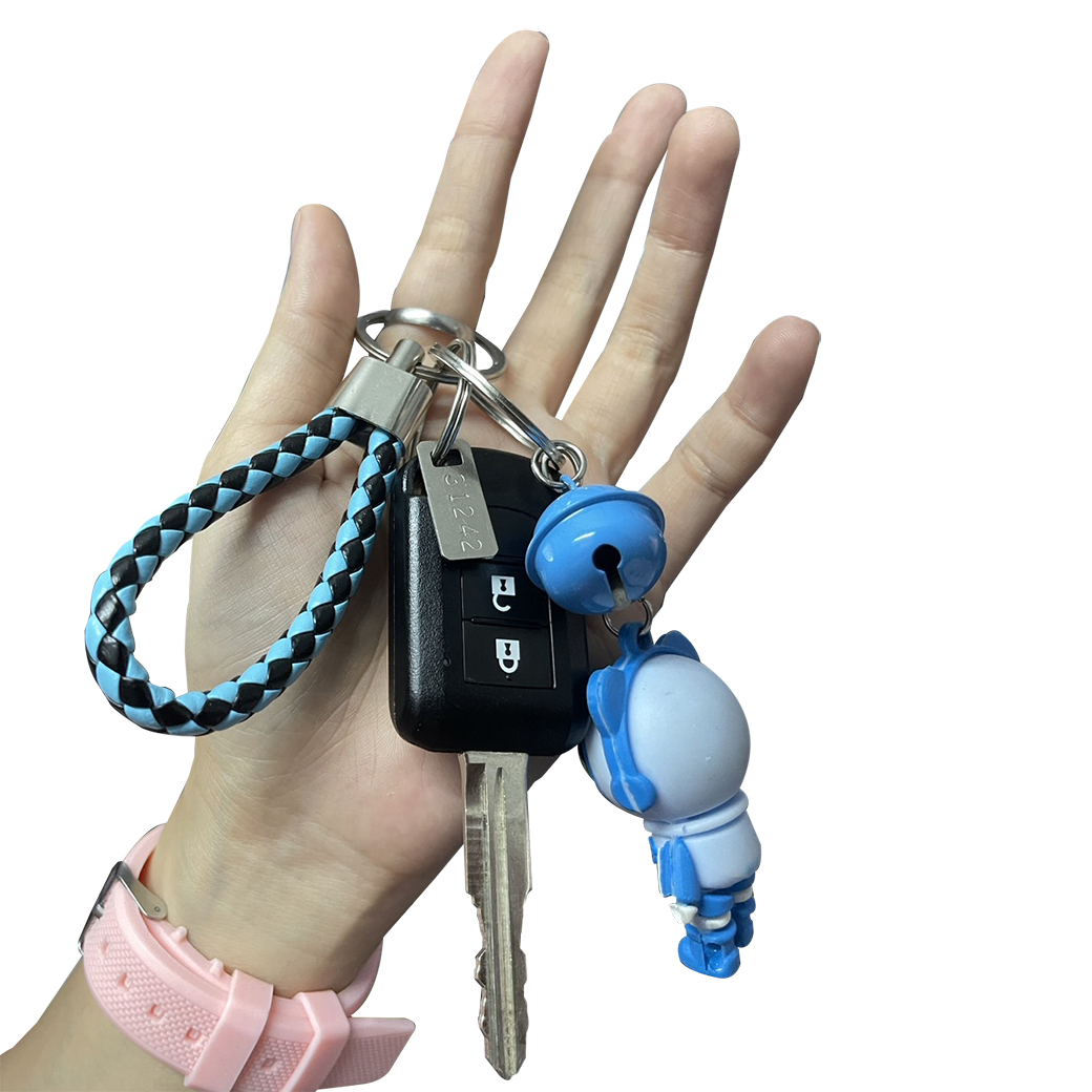 พวงกุญแจสายหนังถัก!! แบบเชือกหนังถัก พวงกุญแจเชือกหนังถักทอ📌เลือกสี แฮนด์เมดถักเชือก สุดเทห์