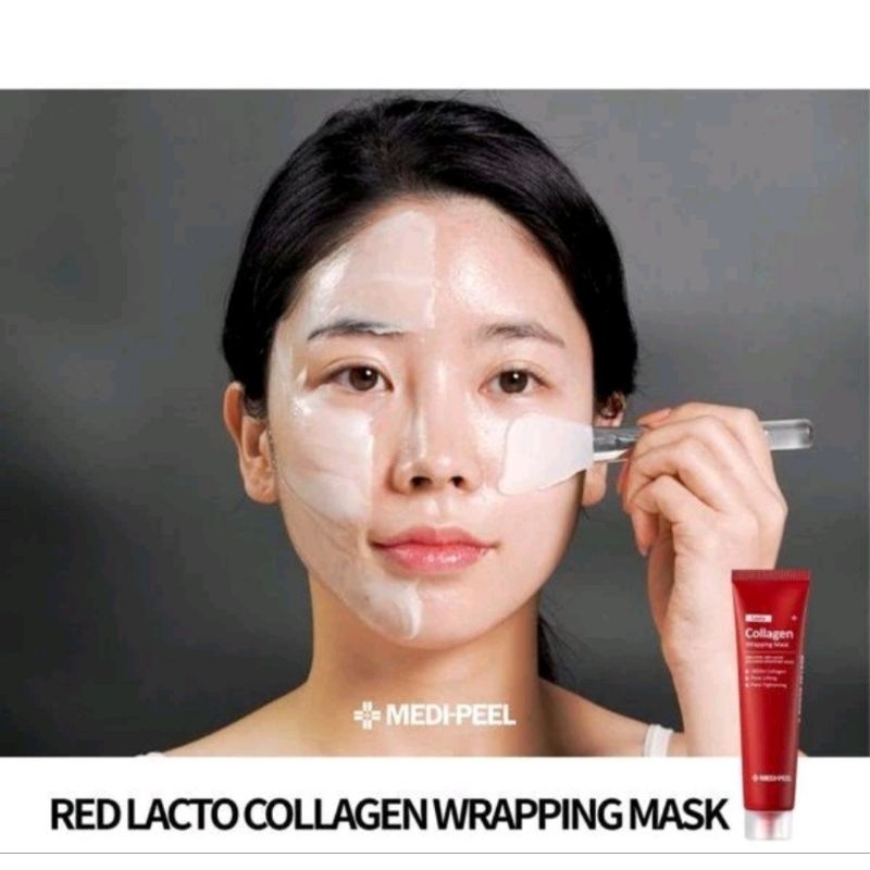 MEDI-PEEL Red Lacto Collagen Wrapping Mask 70 ml. (ไม่มีแปรงมาส์ก)