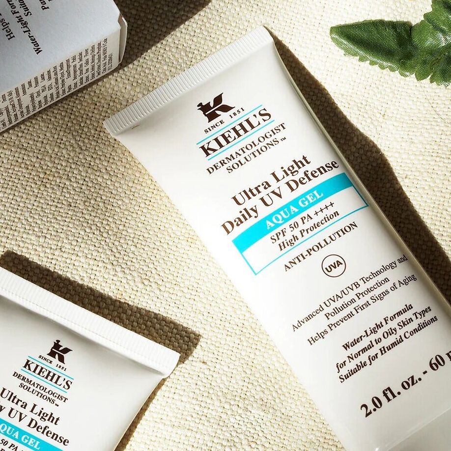 Kiehl's Ultra Light Daily UV Defense Aqua Gel SPF 50 PA++++ 60 ml. (สำหรับผิวธรรมดา-ผิวมัน)