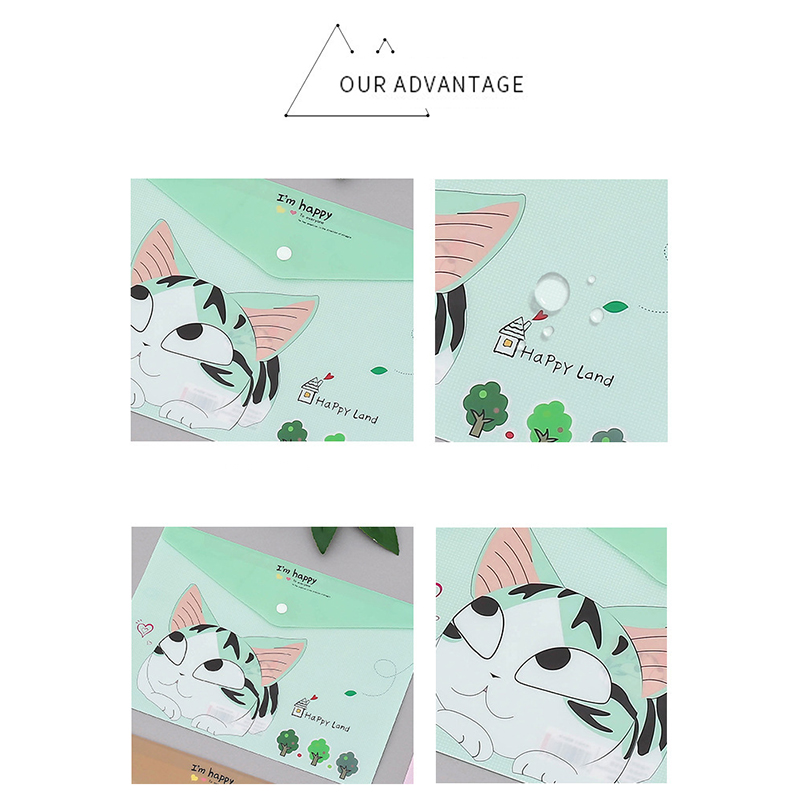 🐱ซองเอกสาร🐱 แฟ้ม ลายการ์ตูนแมวจี้ 📌สุ่มคละลาย ชิ้นละ 12 บาท ✅พร้อมส่ง Ohwowshop แฟ้มซอง แฟ้มสอด พลาสติก
