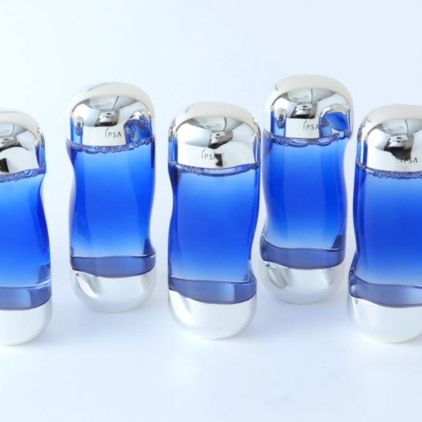 IPSA Facial Treatment The Time Reset Aqua LB (Limited Edition) Dark and Deep Blue Bottle 200 ml.