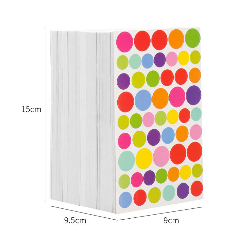 🔴สติกเกอร์หลากสีวงกลมเล็ก 10x15 ซม ราคาชิ้นละ 1 บาท พร้อมส่ง Ohwowshop สติกเกอร์ ตัวเลข สินค้า ราคาถูก