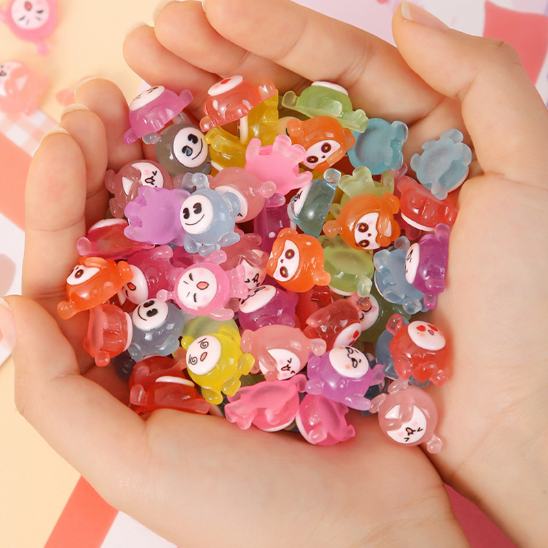 🐷ตุ๊กตาเรืองแสงจิ๋ว🦆⭐ของตกแต่ง งานDIY ขนาดเล็ก📌พร้อมส่งในไทย ตกแต่งบ้าน ตุ๊กตา