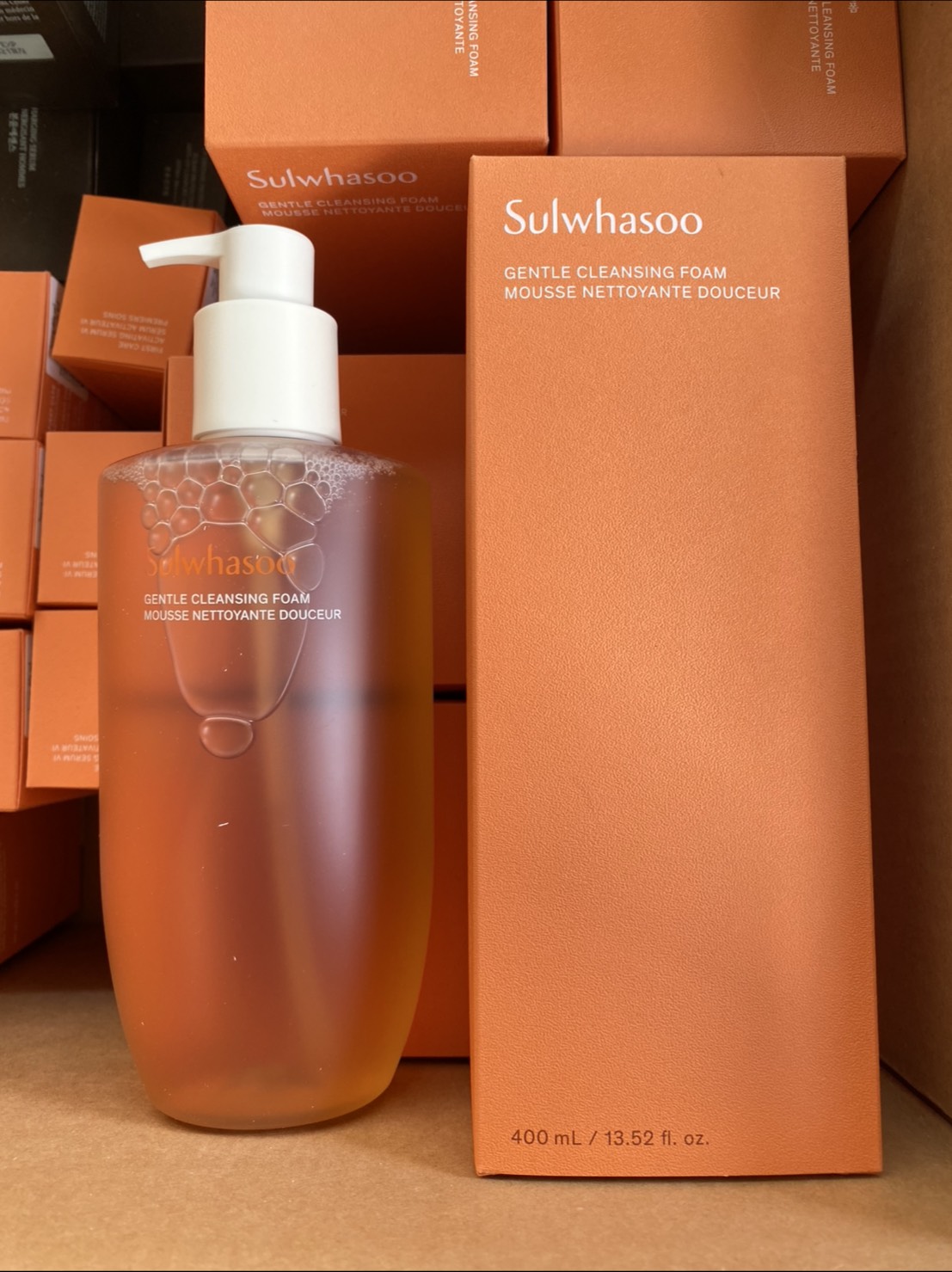 Sulwhasoo Gentle Cleansing Foam 400 ml. (New Package รุ่นใหม่ขวดใหญ่สุด)