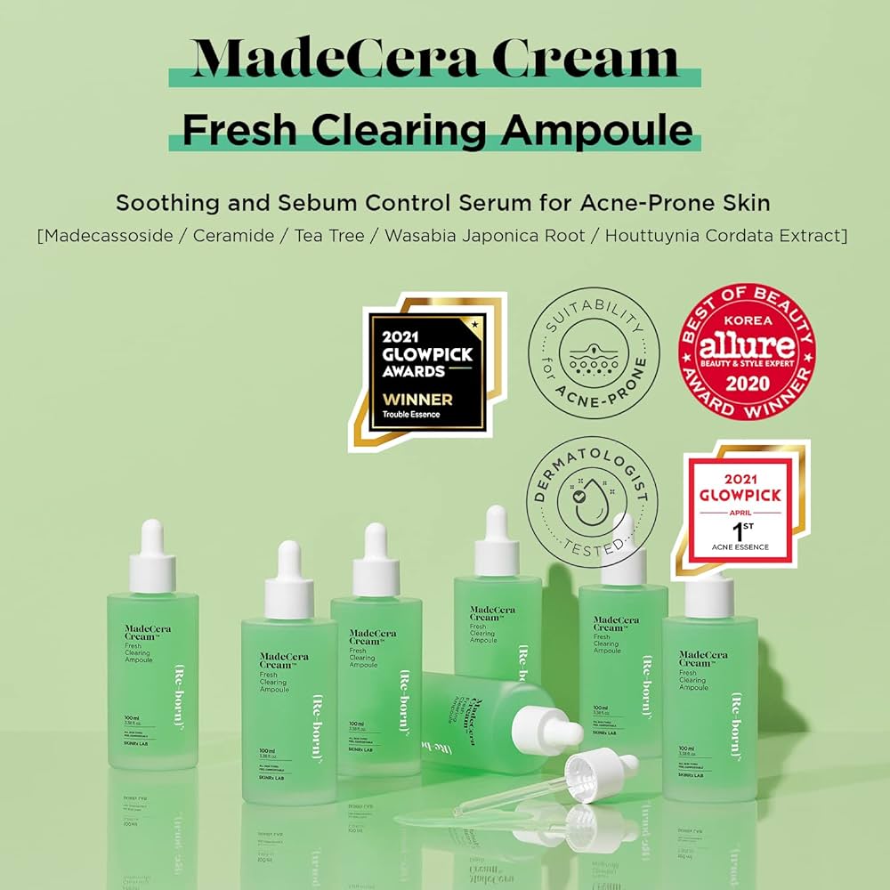 SKINRx LAB Made Cera Cream Fresh Clearing Ampoule Serum 100 ml.