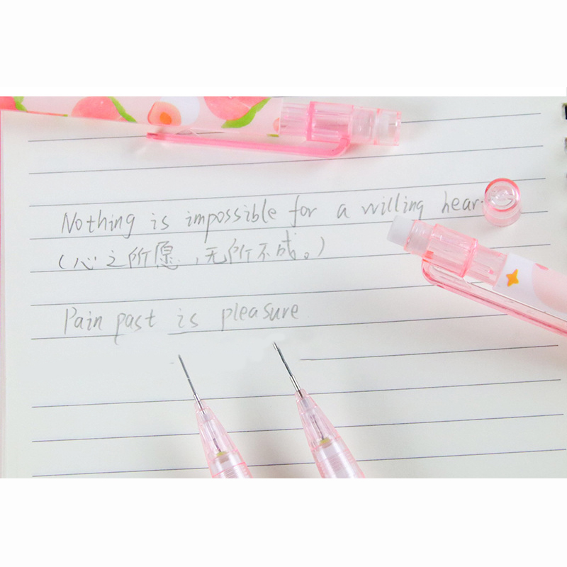 ✏️ดินสอกดลายการ์ตูน💙พาสเทล 0.5mm มียางลบในตัว✅พร้อมส่งในไทย ดินสอแบบเรียน เครื่องเขียน ราคาส่ง