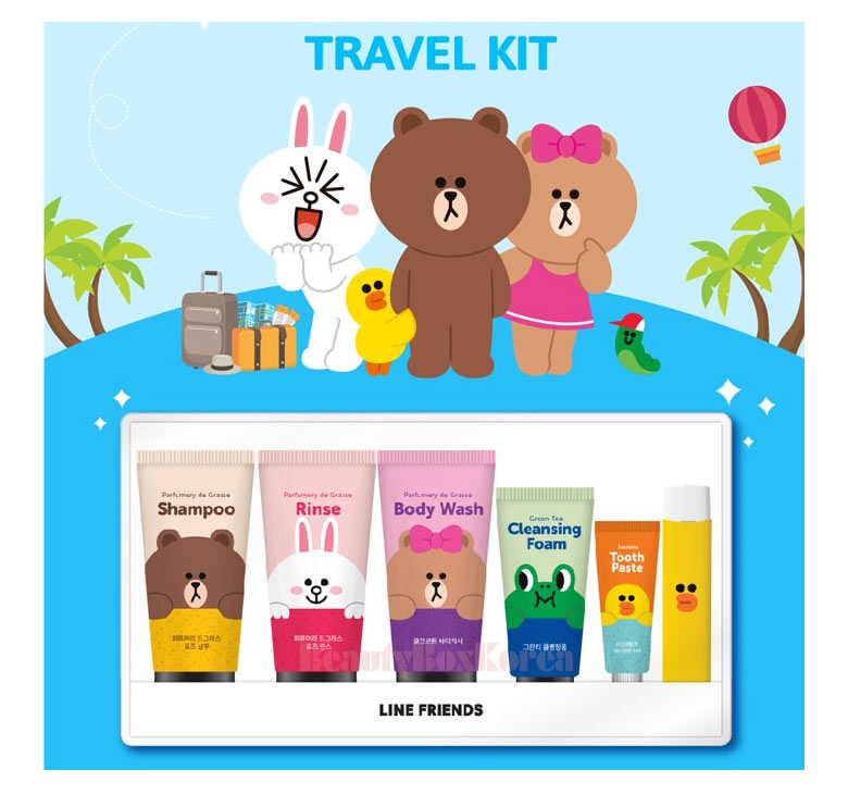 Line Friend Travel Kit 6 Items
