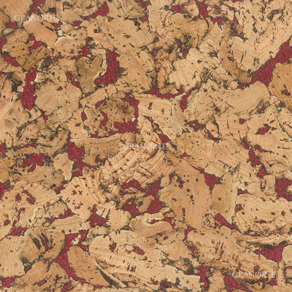 Decodalle - Country Red Cork Wall Coverings THANATHARACOMPANY