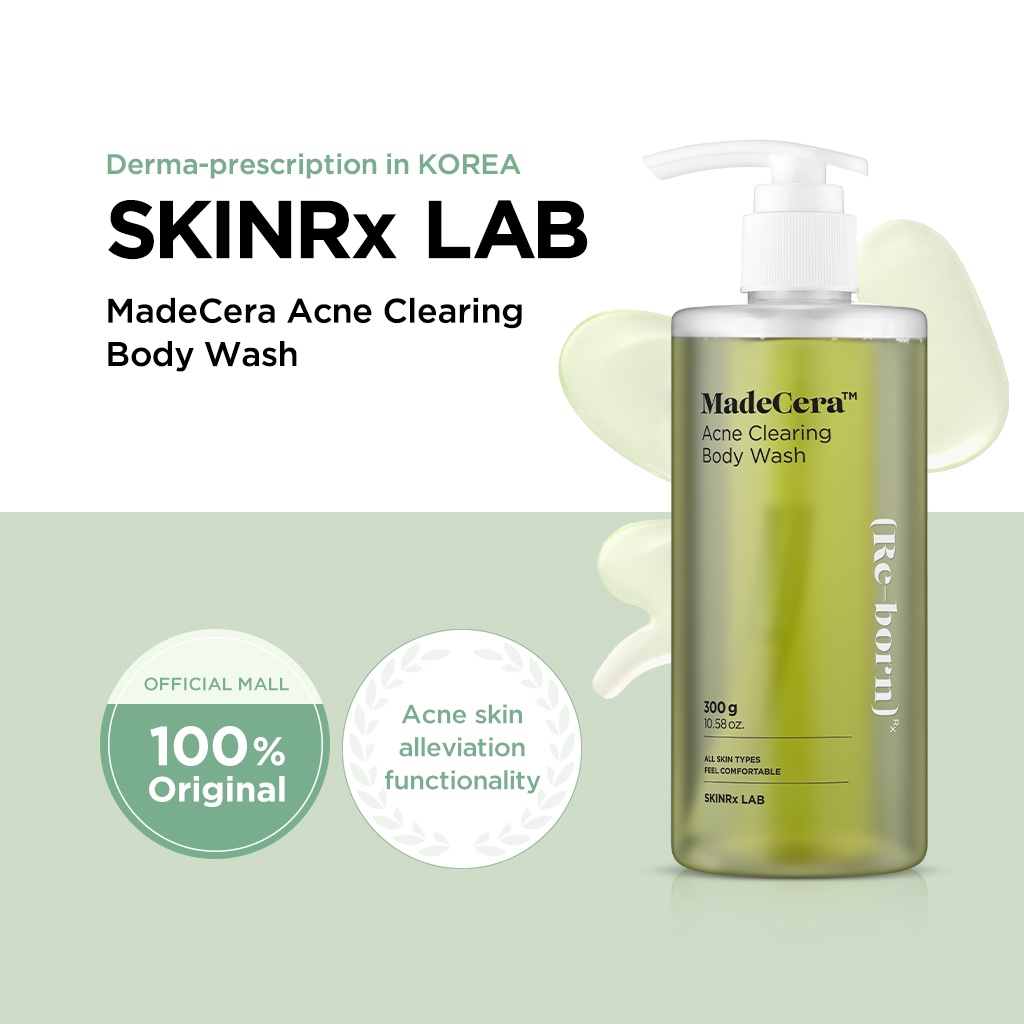 Skinrx Lab MadeCera Acne Clearing Body Wash 300 g.