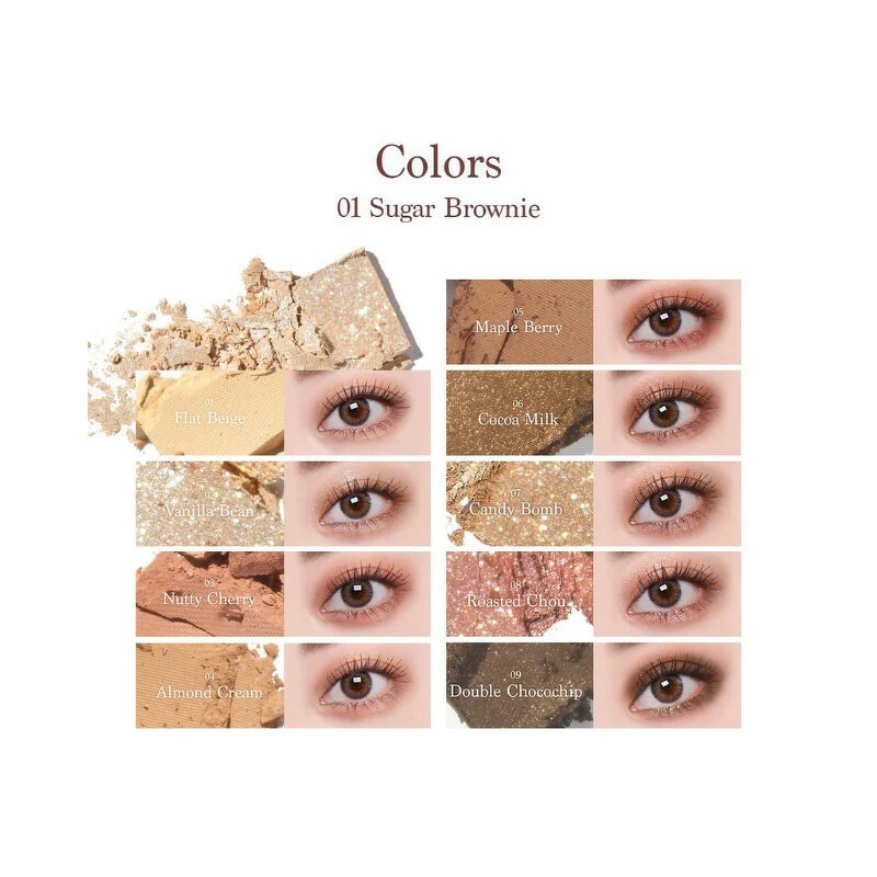 Dasique Shadow Palette 7 g. #01 Sugar Brownie