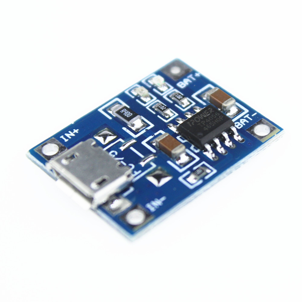 TP4056 Micro USB 1A Charger Module for Lipo-Lithium Battery