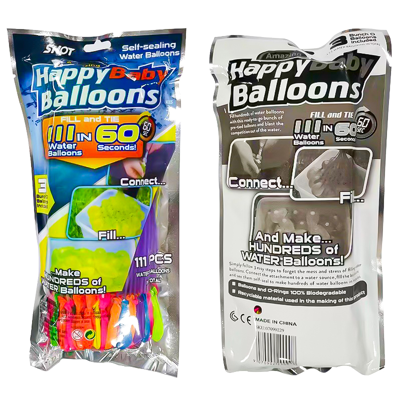 💦💦ของเล่นลูกโป่งน้ำ🌈Water Balloons ชุดแพ็ค 111ลูก✅พร้อมส่งในไทย ลูกโป่ง ของเล่นเด็ก สงกรานต์ เกมส์ปาร์ตี้