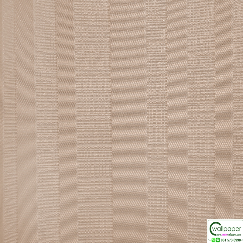 วอลเปเปอร์ลายทาง สีน้ำตาลครีม มีกลิเตอร์ No.AW40-64