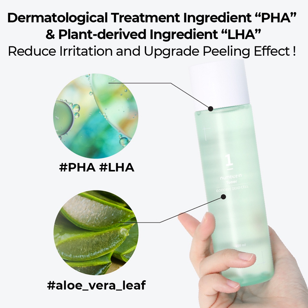 Numbuzin No.1 Goodbye Deadcell Toner 200 ml.