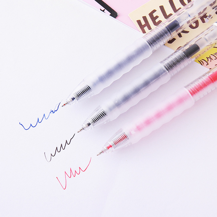 🖊️ปากกาเจล MUJI ✨ Gel Ink Pen ด้ามขุ่น & ด้ามกดใส เขียนลื่นแห้งไว 🖊️พร้อมส่งในไทย ถูกใจ ไม่ซึม ไม่เลอะ