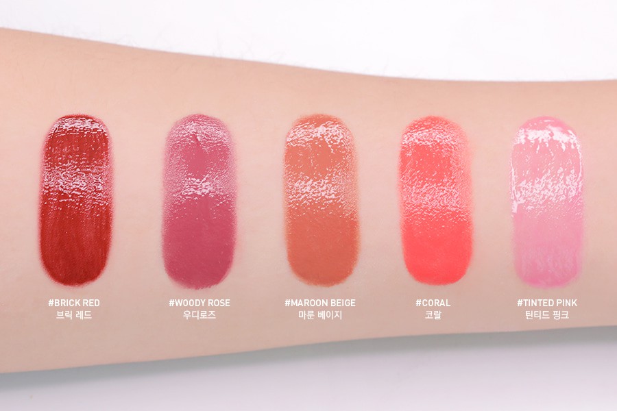 3CE Heart Pot Lip #Maroon Beige