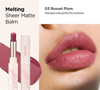 CLIO Melting Sheer Matte Balm 2 g. #03 Russet Plum