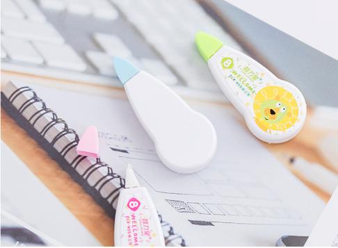 🔥เทปลบคำผิดลายการ์ตูนรวมสัตว์ 8m ✔️พร้อมส่ง (🎲คละลาย) เครื่องเขียน ราคาส่ง อุปกรณ์ลบคำผิด