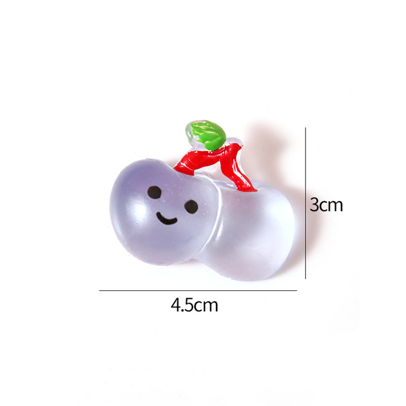 🌈🍇สกุชชี่ตุ๊กตาการ์ตูนผลไม้นุ่มนิ่ม🍊📌สุ่มคละแบบ✅พร้อมส่งในไทย ของเล่นคลายเครียด ของเล่นบีบสกุชชี่