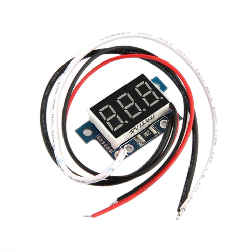 0-999mA 4V-30V Mini Digital Ammeter (Red LED | จอสีแดง)