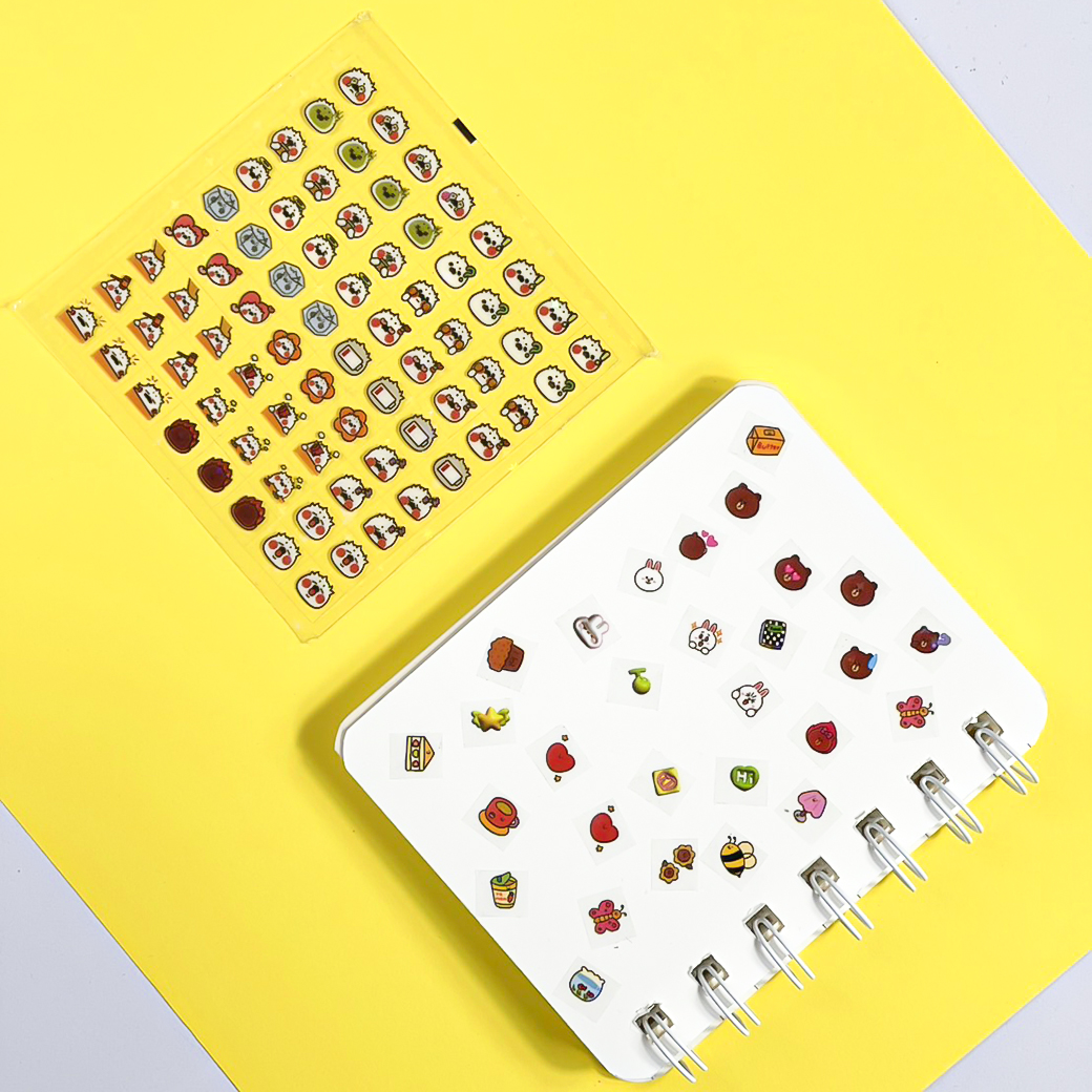 💖สติ๊กเกอร์ใสลายน่ารัก💖สติ๊กเกอร์ตกแต่งไดอารี่ แพลนเนอร์📌คละลาย✅ร้านไทยพร้อมส่ง สติกเกอร์ใสการ์ตูนใบน่ารัก