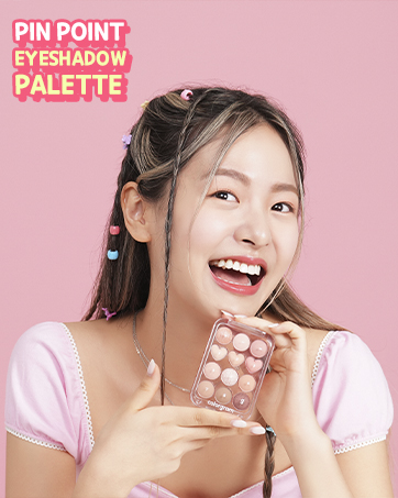 COLORGRAM Pin Point Eyeshadow Palette 9.9 g. #02 Pink+Mauve