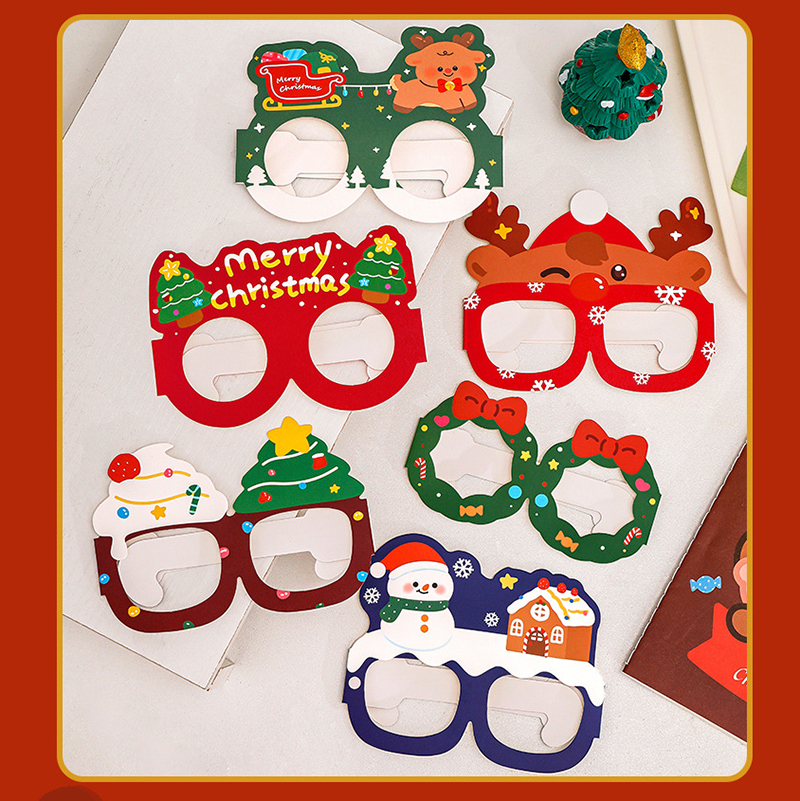 🎄⭐แว่นตากระดาษคริสต์มาส🥽🎄Merry Christmas📌เลือกลายได้ ราคาะ 6 บาท✔️พร้อมส่ง Ohwowshop ปาร์ตี้ ซานตาคลอสคริสต์มาส