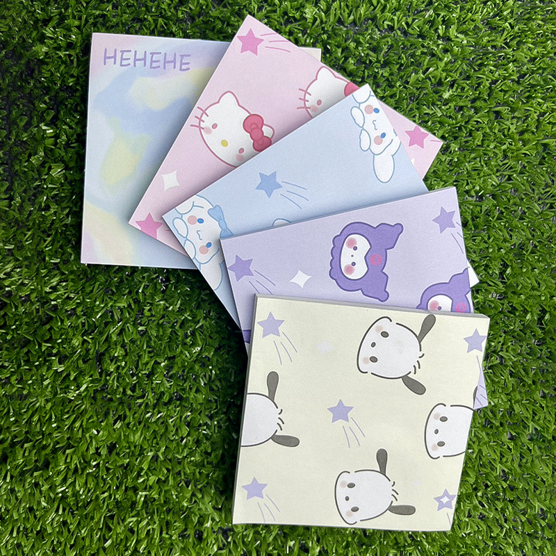 🌈กระดาษโน๊ตกาวในตัว🌈Sticky Note Lovely Cartoon 8x8 50แผ่น📌เลือกลาย ราคา 6 บาท✔️พร้อมส่ง Ohwowshop เครื่องเขียน โพสอิท สวยงาม ข้อความ