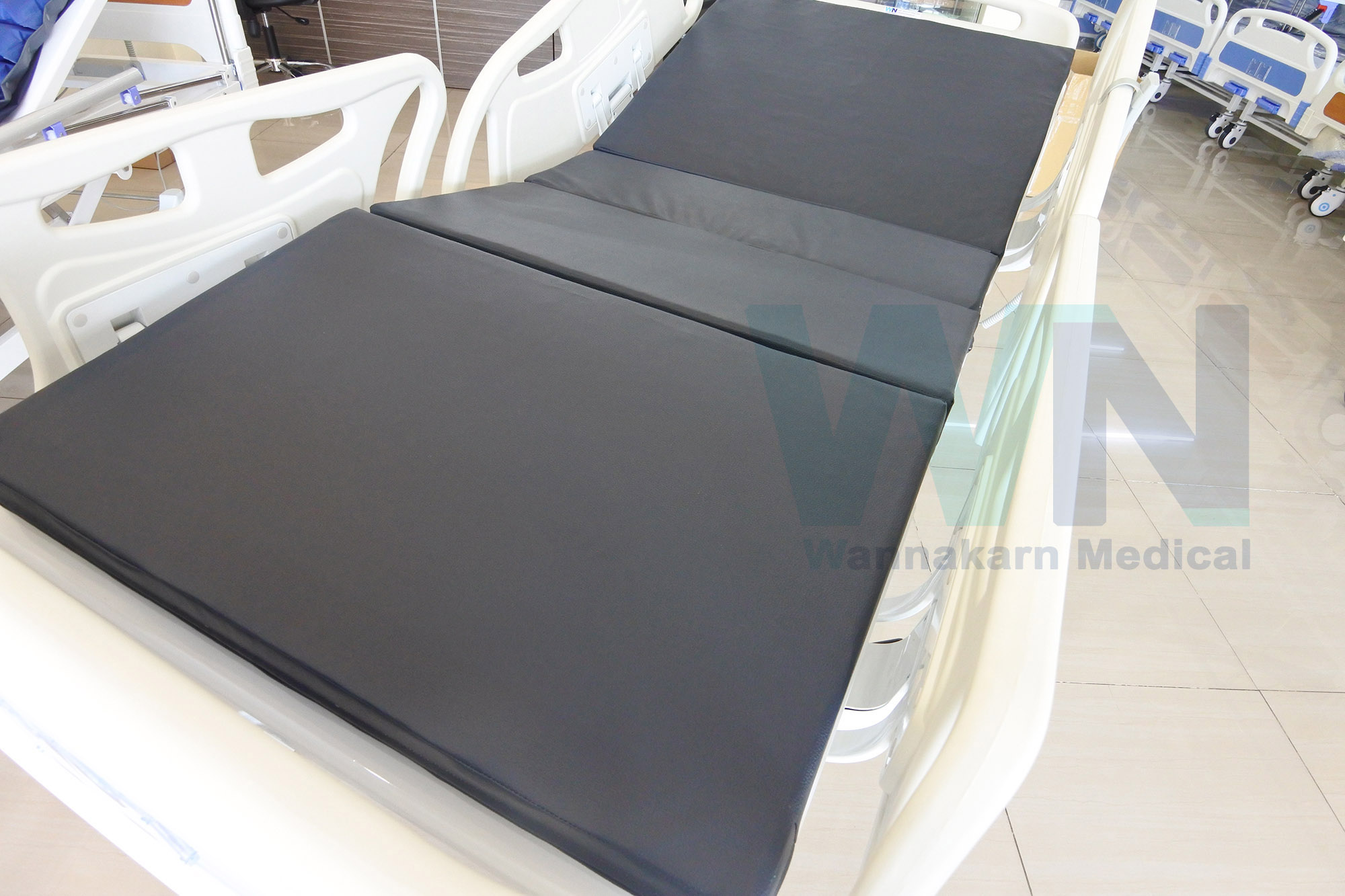 WN Electric Bed MODEL MK-C-06 เตียงผู้ป่วยปรับไฟฟ้า 3 Function ราวปีกนก พร้อมแบตเตอรี่