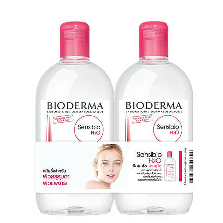 Bioderma Sensibio (Crealine) H2O 500 ml x 2 ขวด