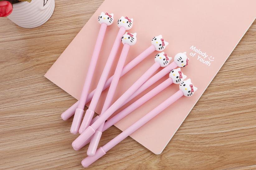 🔥ปากกาเจลคิตตี้ (Kitty) ( ไส้สีน้ำเงิน ) ด้ามละ 4 บาท