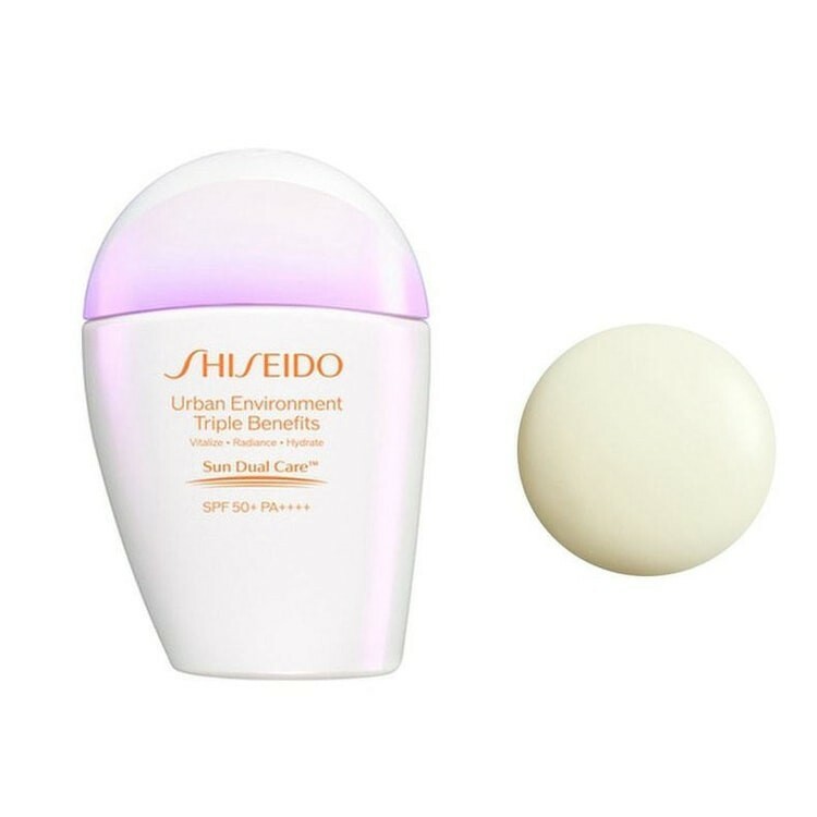 Shiseido Urban Environment Triple Beauty Suncare Emulsion SPF50+ PA++++ 30 ml.